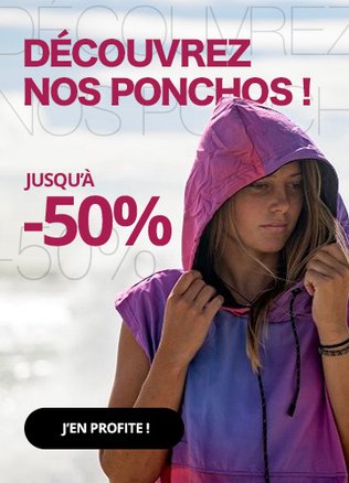 offre ponchos jusqu'à -50%