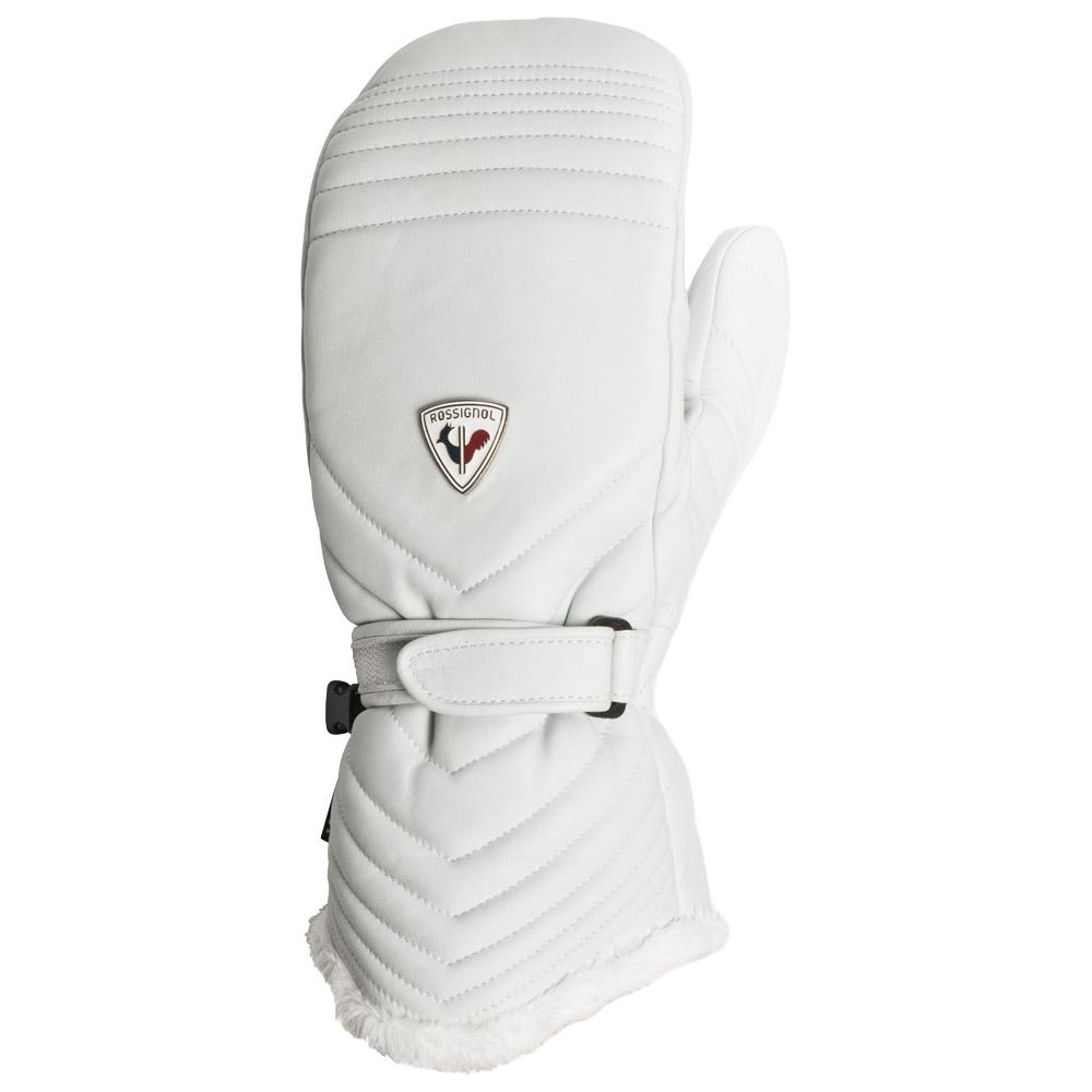 Moufles Rossignol W Select Lth Impr Mitt White Hiver 2025 Glisse proshop