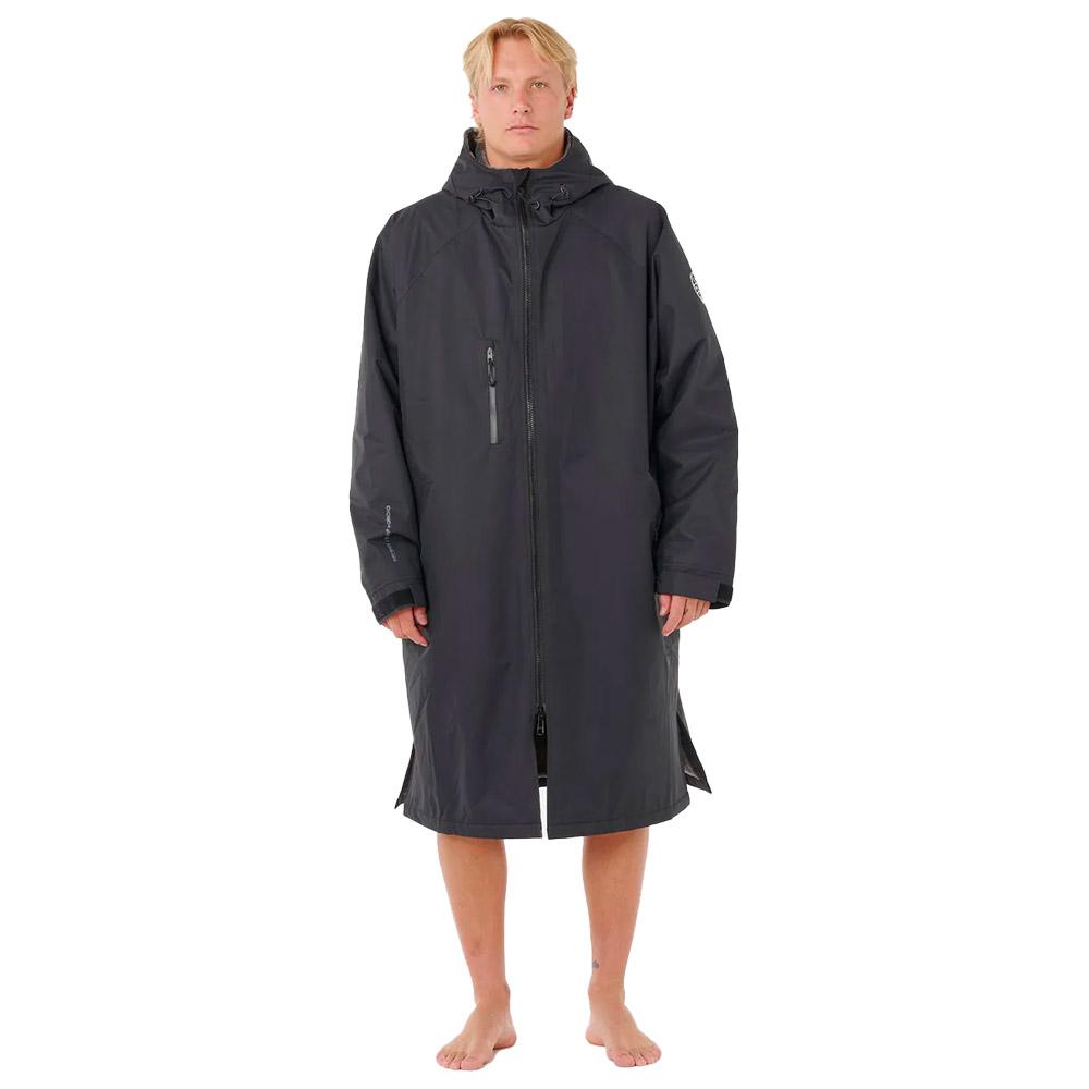 Poncho D'hiver Rip Curl Surf Series - Capuche Doublée Sherpa, Résistance Eau 10K/10K, Pour Plage Et Outdoor - 1