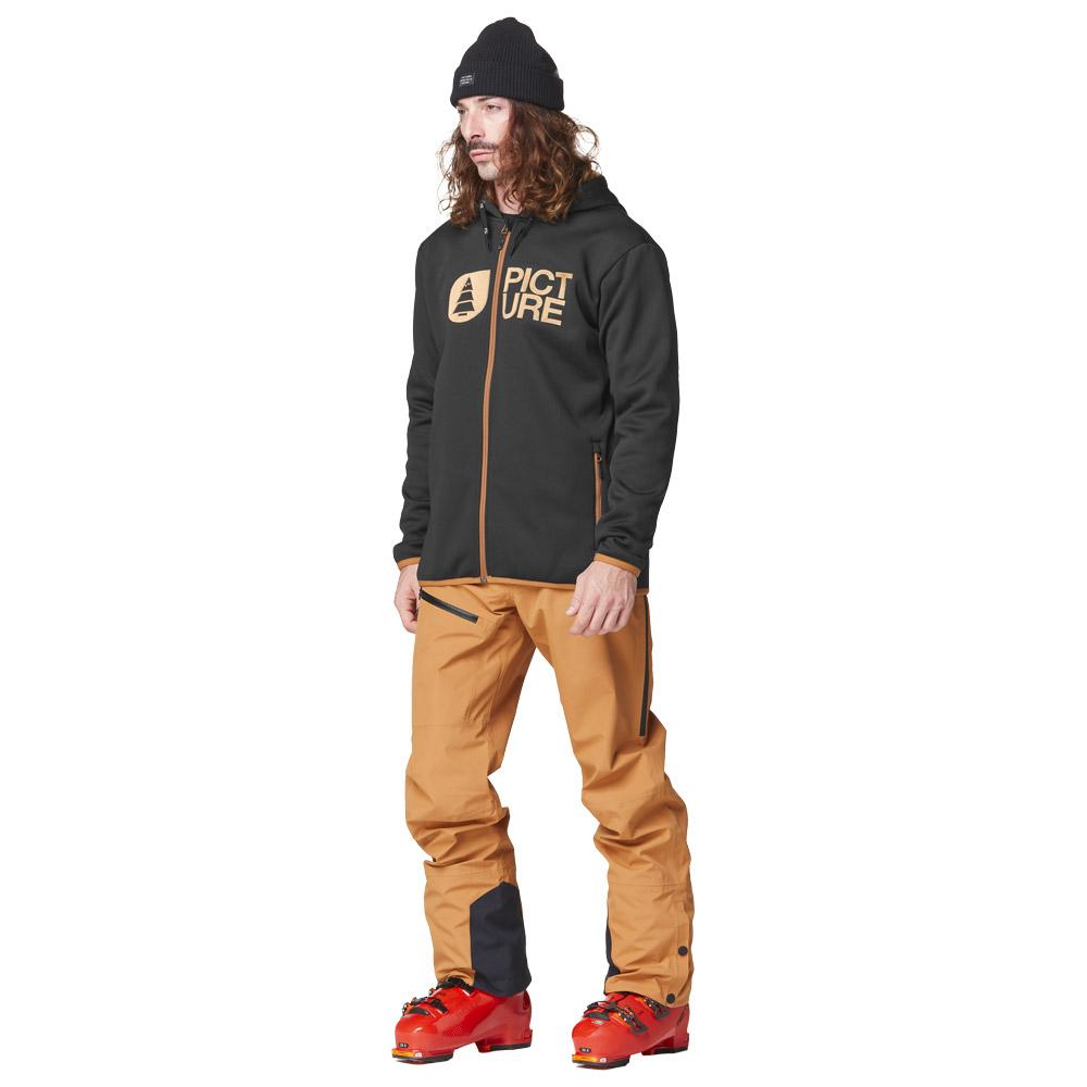 Picture Polaire Park Zip Tech Black Détail Picture Polaire Park Zip Tech Black Détail