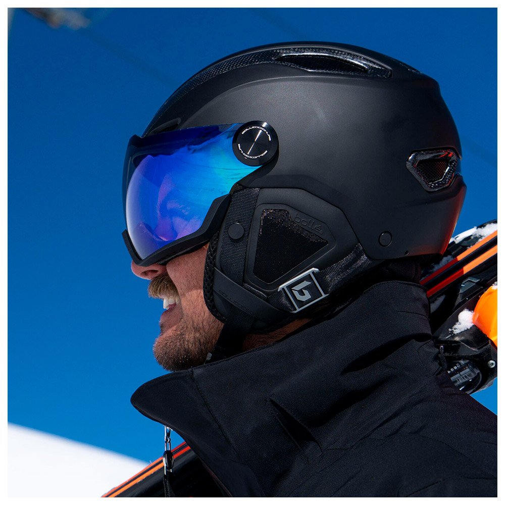 Bollé V-Line Black Matte - Photochromic Blue Casques ski homme