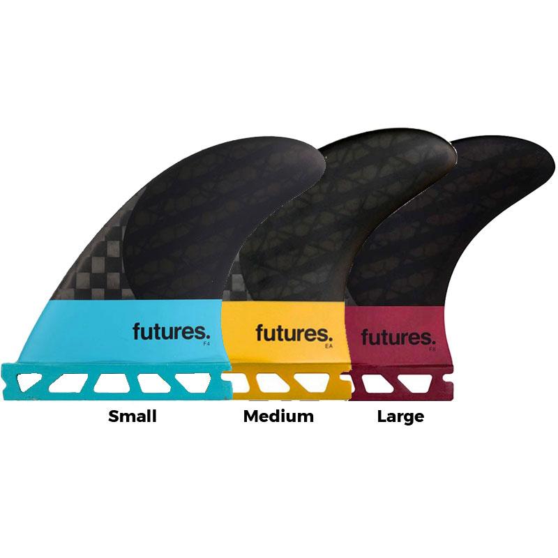 Ailerons Surf Futures Fins F4 Blackstix - Été 2025 | Glisse