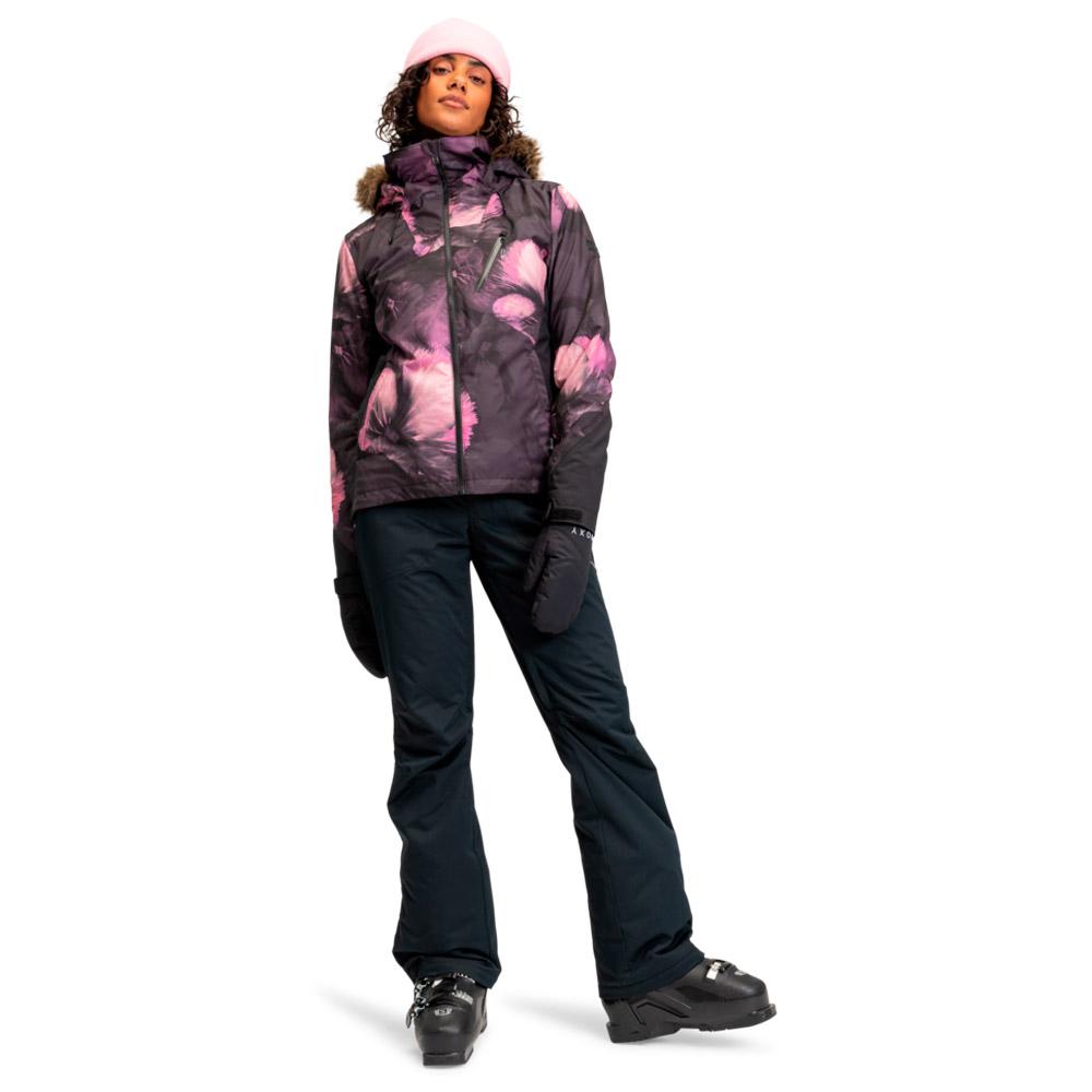 Blouson Ski Roxy Jet Ski Premium True Black Pansy Pansy Hiver 2024 Glisse proshop