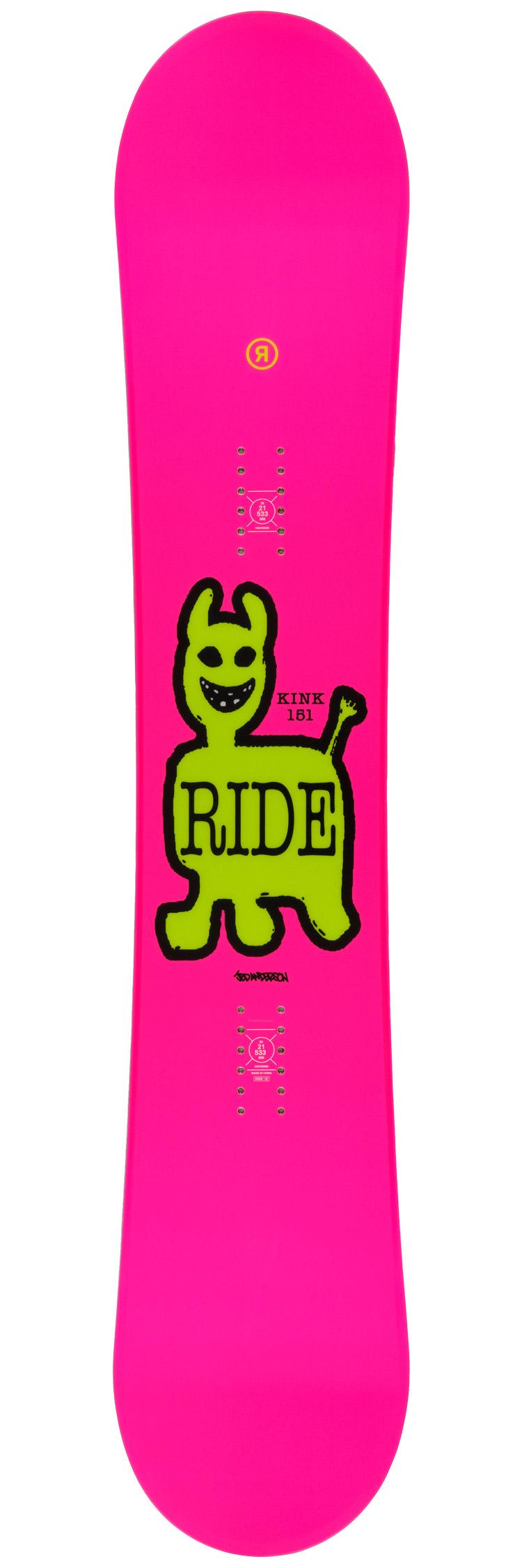 Planche Snowboard Ride Kink - Hiver 2026 | Glisse-proshop