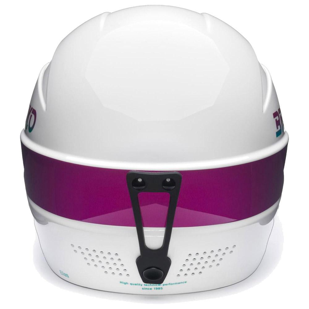Briko Casque Elias Shiny White Violet Bondi Blue Profil Briko Casque Elias Shiny White Violet Bondi Blue Profil