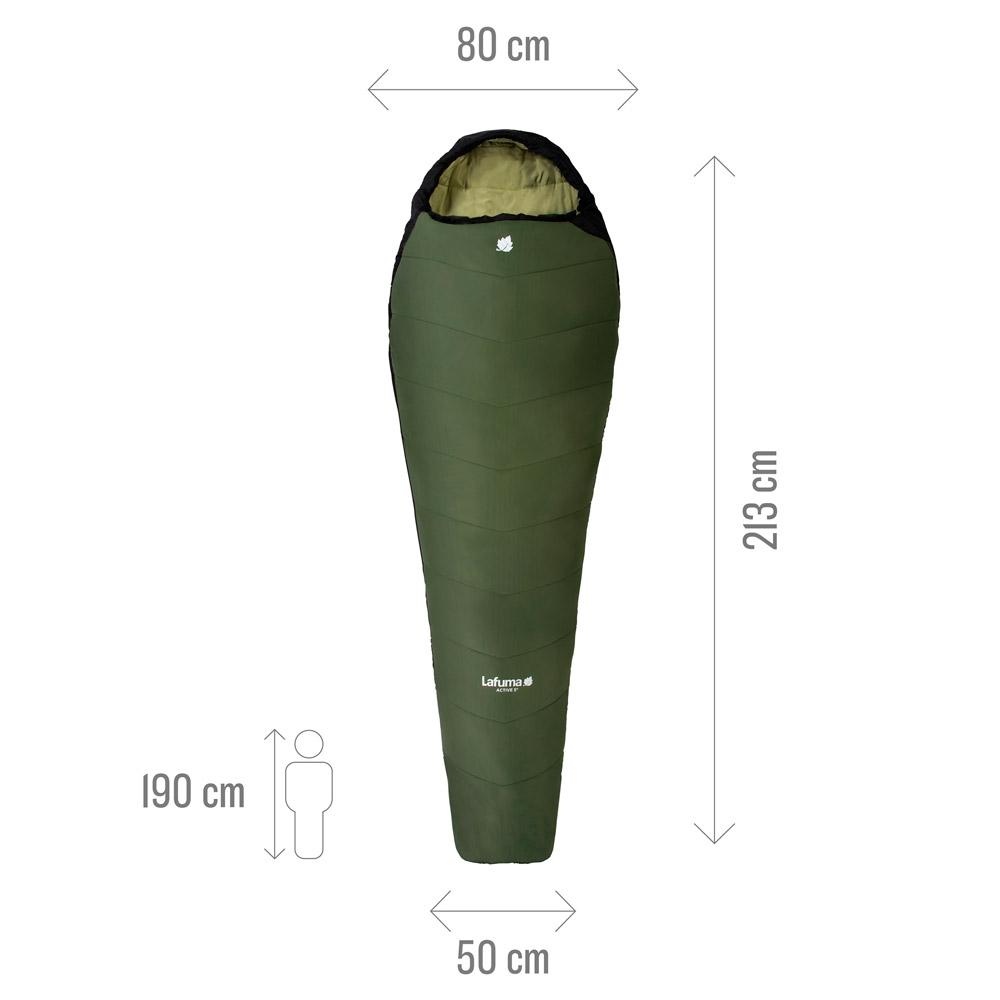 Sac de couchage Lafuma Active 5° Dark Bronze Été 2024 Glisse