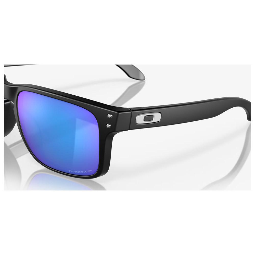 Lunettes de soleil Oakley Holbrook Matte Black Prizm Sapphire Polarized Ete 2024 Glisse proshop