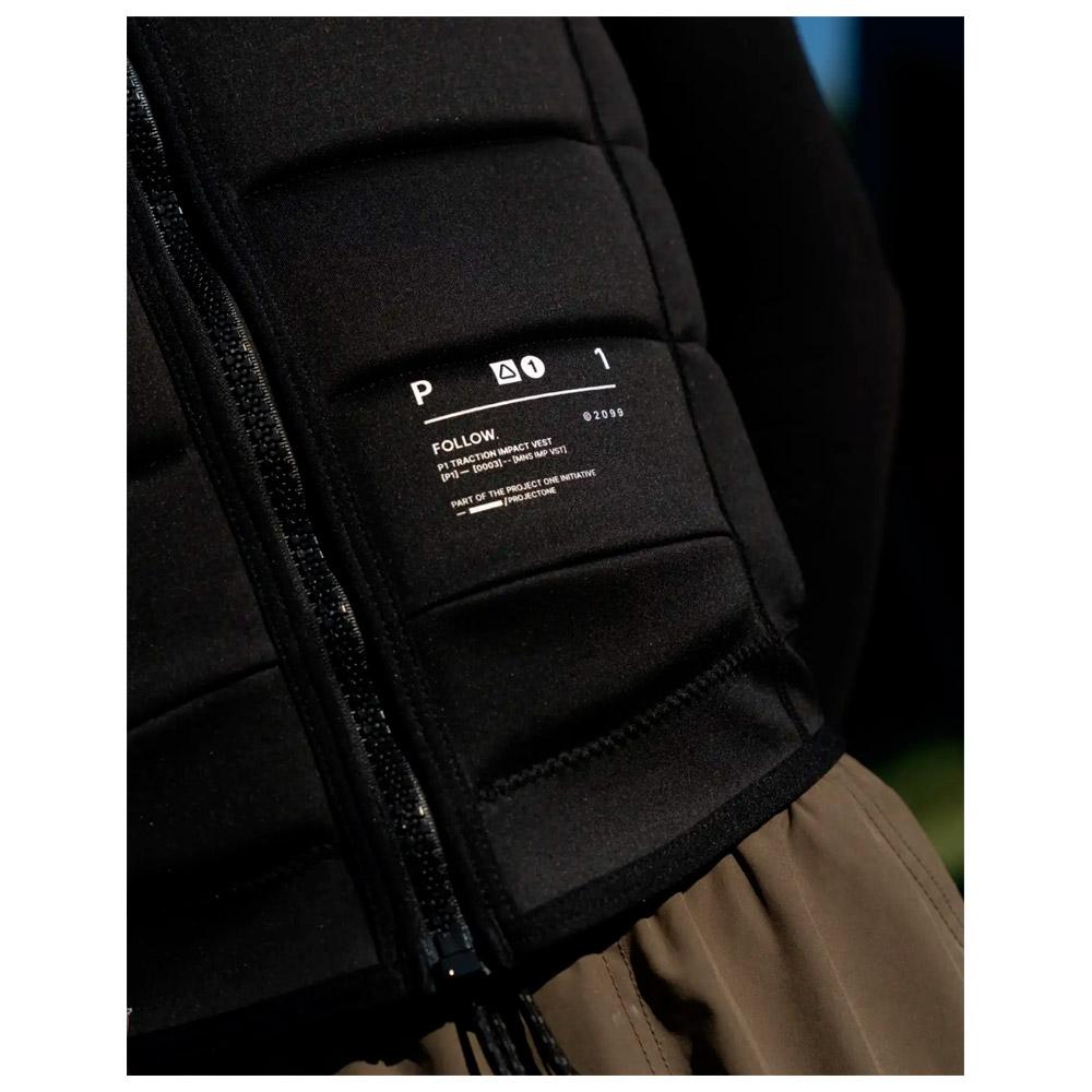 Gilet De Traction FOLLOW P1 2025 - Polyester Recyclé (78 Bouteilles), Stretch 4 Voies, Néoprène Double Couche - Homme