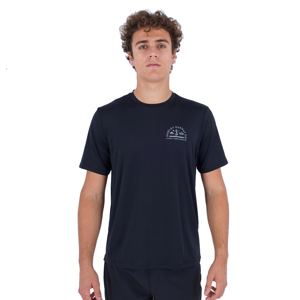 Grondwet hoop Boekhouding Tee-shirt Hurley Everyday Hybrid UPF 50+ SS Black - Eté 2023 |  Glisse-proshop