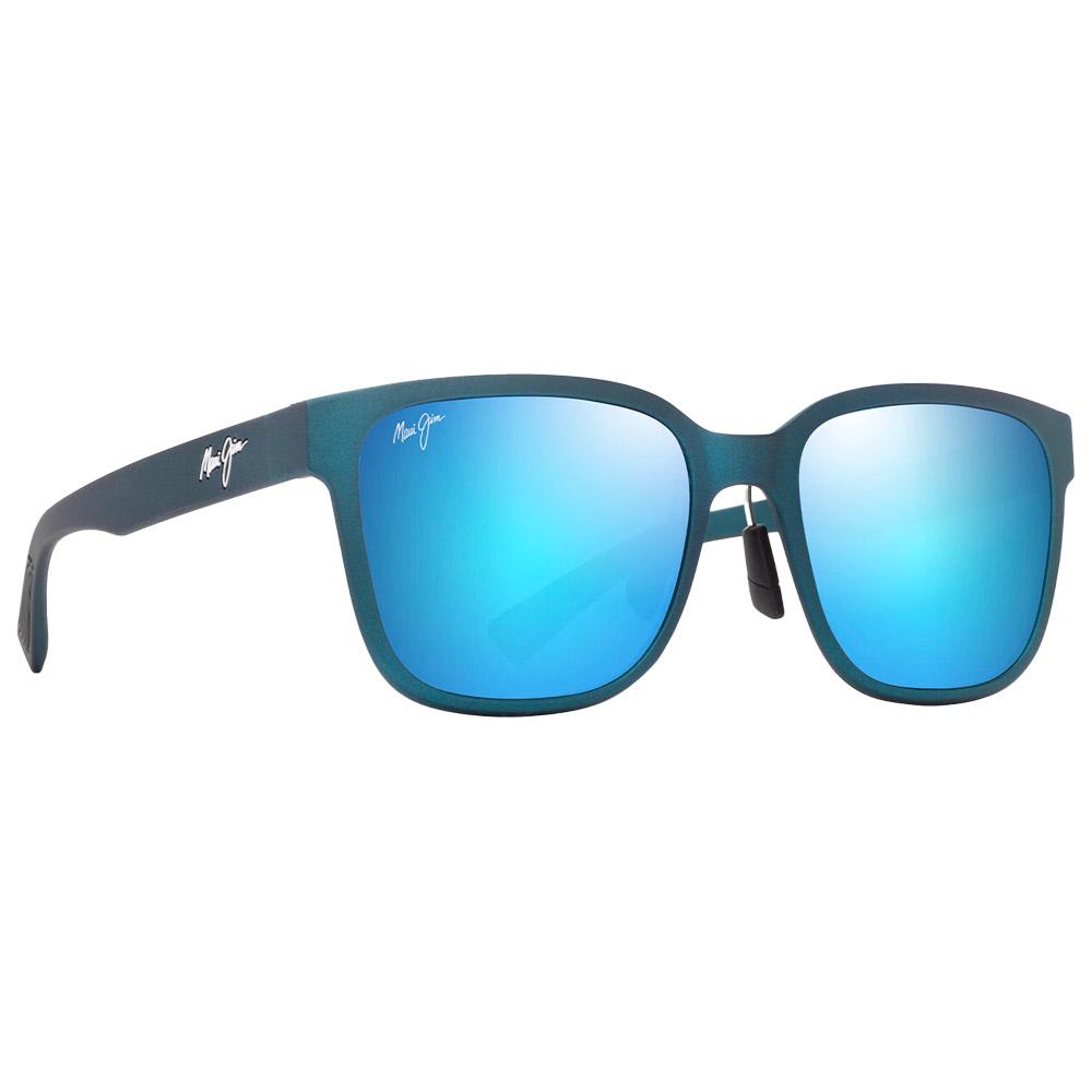 Lunettes de soleil Maui Jim Paulele Asian Fit Bleu Sarcelle Mat