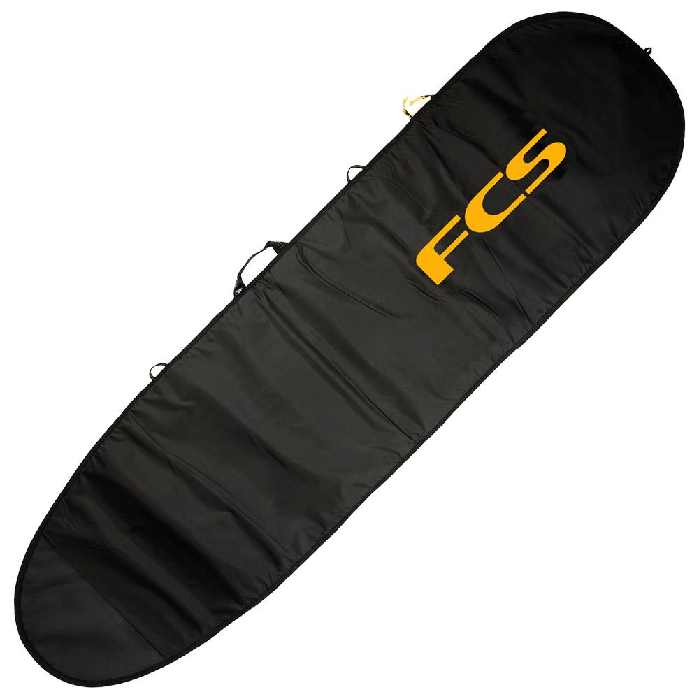 サーフィン FCS - FCS Classic Fun Board 8&#39;0 Black/Mango FCS Classic Fun Board Cover - FCS US