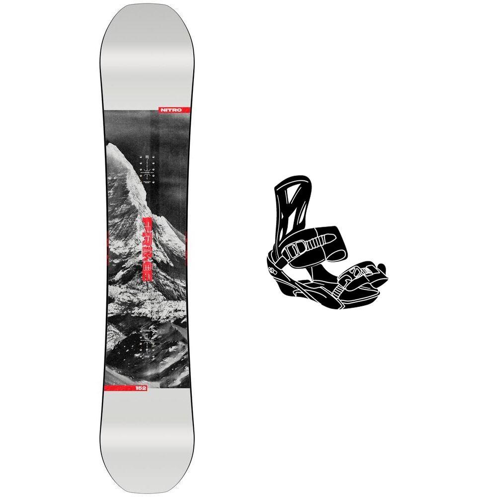 destockage snowboard nitro Team 2026 157 flexing park board on the mountain NITRO DROPOUT SNOWBOARD Inflight
