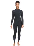 Roxy Combinaison Integrale Manches Longues Swell Series 4/3 Back Zip 2023 - Black 