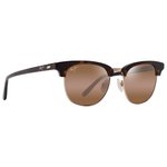 Maui Jim Lunettes de soleil Holomua Shiny Dark Havana Hcl Bronze Mineral Superthin Présentation
