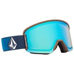Volcom Masque de Ski Garden 2 Navy Cobalt Ice Chrome Présentation