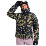 Roxy Blouson Ski Snow Winter Rebel Fennel Seed Big Flower Présentation