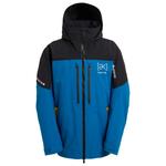 Burton Blouson Ski Ak Swash GTX 2L Jkt True Black Blue Teal Atomic Yellow Présentation