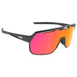 AZR Lunettes de soleil Victory Rx Noire Vernie Multicouche Rouge Présentation