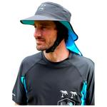 All-In Bob Surf Hat Black Turquoise Présentation