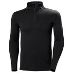 Helly Hansen Sous-vêtement technique Lifa Merino Midweight 1/2 Zip Black Présentation