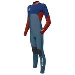 Vissla Combinaison Intégrale Junior 7 Seas 3/2 Back Zip Light Slate Présentation