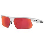 Oakley Lunettes de soleil Bisphaera Matte White Prizm Field Présentation