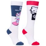 686 Chaussettes Hello Kitty Sock 2-Pack Assorted Présentation