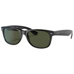Ray Ban Lunettes de soleil RB2132 New Wayfarer Classic Polished Black Green G-15 Présentation