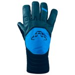 Dynafit Gant Ft Leather Gloves Mykonos Blue Présentation