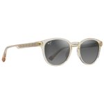 Maui Jim Lunettes de soleil Hiehie Jaune Transparent Brillant Gris Neutre Minéral Superthin Présentation
