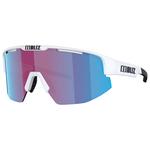 Bliz Lunettes de soleil Matrix Small Matte White Nano Optics Nordic Light Begonia Violet Blue Multi Présentation