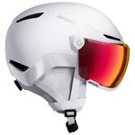 Atomic Casque de ski avec visière Revent Visor Photo White Heather Red Présentation