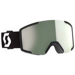 Scott Masque de Ski Shield Mineral Black White Amp Pro White Chrome Présentation