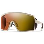 Smith Lunettes de soleil Pursuit Matte Bone Chromapop Glacier Photochromic Copper To Gray Gold Mirror Présentation