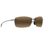 Maui Jim Lunettes de soleil Lighthouse Noir Brillant Bronze Présentation