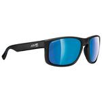 AZR Lunettes de soleil Everest Noire Mate Multicouche Bleu Présentation