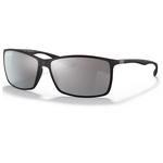 Ray Ban Lunettes de soleil RB4179 Liteforce Tech Matte Black Silver Gradient Mirror Polar Présentation