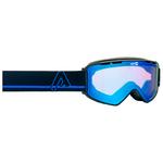 AZR Masque de Ski Twister Otg Noir Mat Irisé Bleu Présentation