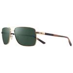 Revo Lunettes de soleil Ray Gold Crystal Smoke Green Polarized Présentation
