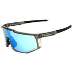 Binocle Eyewear Lunettes de soleil Horizon Shiny Grey Ice Blue Mirror Polarized Présentation