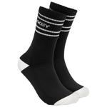 Oakley Chaussettes Icon B1B Socks 2.0 Black White Présentation