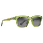 Maui Jim Lunettes de soleil Maluhia Vert Gazon Transparent Brillant Neutral Grey Minéral Superthin Présentation