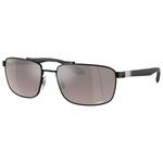Ray Ban Lunettes de soleil RB3737 Polished Black Chromance Grey Polar Présentation