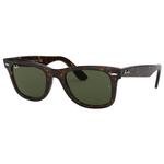 Ray Ban Lunettes de soleil RB2140 Original Wayfarer Classic Polished Tortoise Green G-15 Présentation