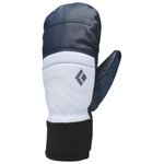 Black Diamond Moufles Women's Spark Mitts Charcoal Belay Blue Présentation