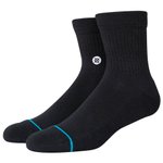 Stance Chaussettes Icon Quarter Socks Black Présentation