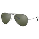 Ray Ban Lunettes de soleil RB3025 Aviator Polished Silver Grey Présentation
