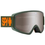 Spy Masque de Ski Crusher Elite Jr Matte Steel Green Bronze Silver Spectra Présentation