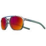 Julbo Lunettes de soleil Slack Translucide Brillant Gris Vert Spectron 3 Présentation