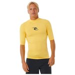 Rip Curl Top Manches Courtes Waves Performance SS Yellow 